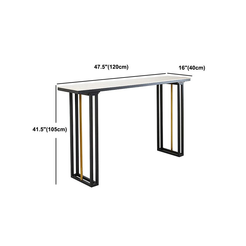 Industrial 1/2/4/7 Pieces Bar Table Set Rectangle Bar Table with High Stools