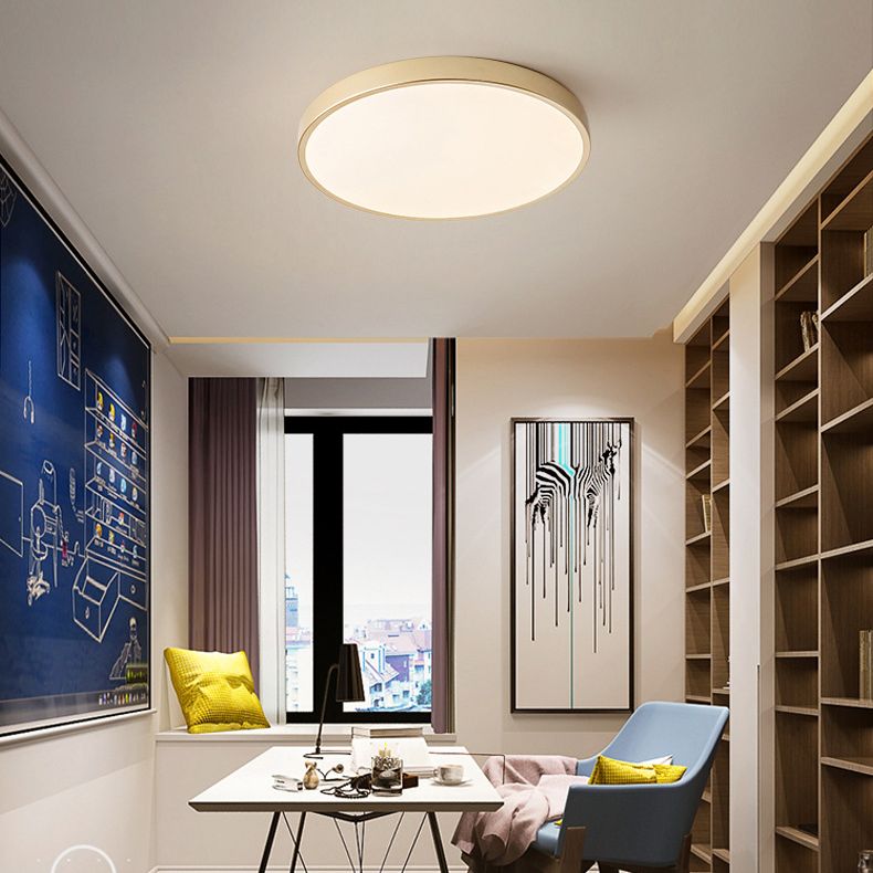 Sphere Led Surface Mount Ceiling Lights Modern Plastic Flushmount