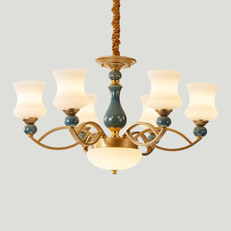 Geometría de forma colgante de vidrio Luz de lámparas de estilo moderno lámparas colgantes