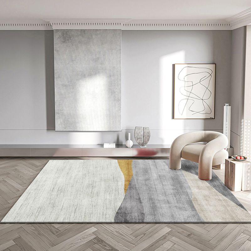 Oranje modern tapijt blending kleurblok indoor tapijt waswasbalk tapijt voor woningdecoratie