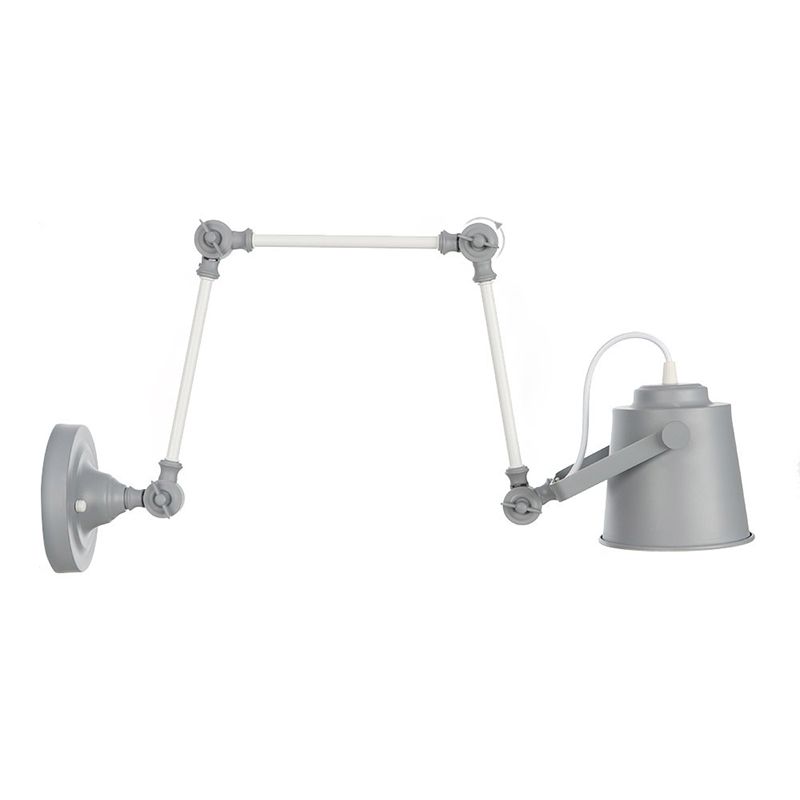 Longueur du bras réglable lampe murale macaron colorée moderne style simplicité style applique de bulbe lumière pour l'allée du couloir