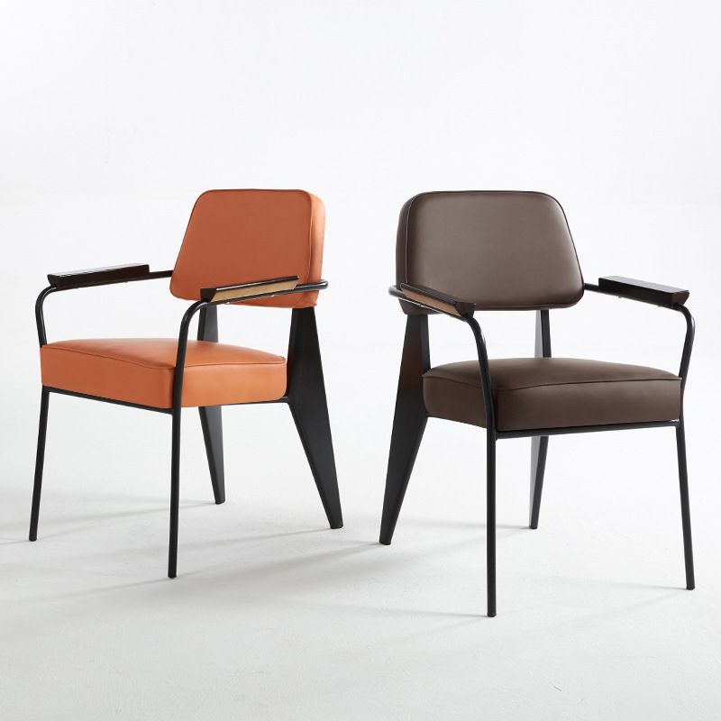 PU Leather Dining Chairs Contemporary Kitchen Dining Side Chair