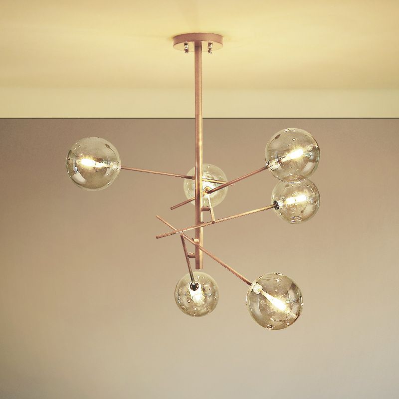 Lampada lampadario di vetro molecolare Minimalismo lampadario oro lampadario