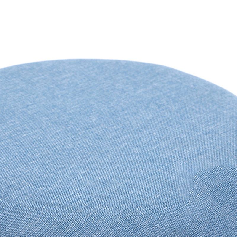 Scandinavian Backless Home Stool Matte Finish Footrest Upholstered Bar Stool