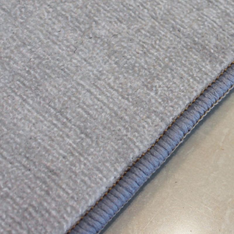 Black Geometry Carpet Modern Polyester Carpet Washable Carpet for Drawing Room