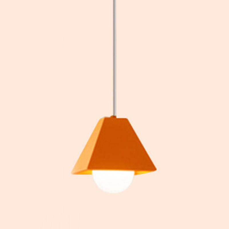 6.7 Inches Wide Macaroon Style Mini Pendant Light Contemporary Simplicity Colorful Hanging Light for Bar Restaurant