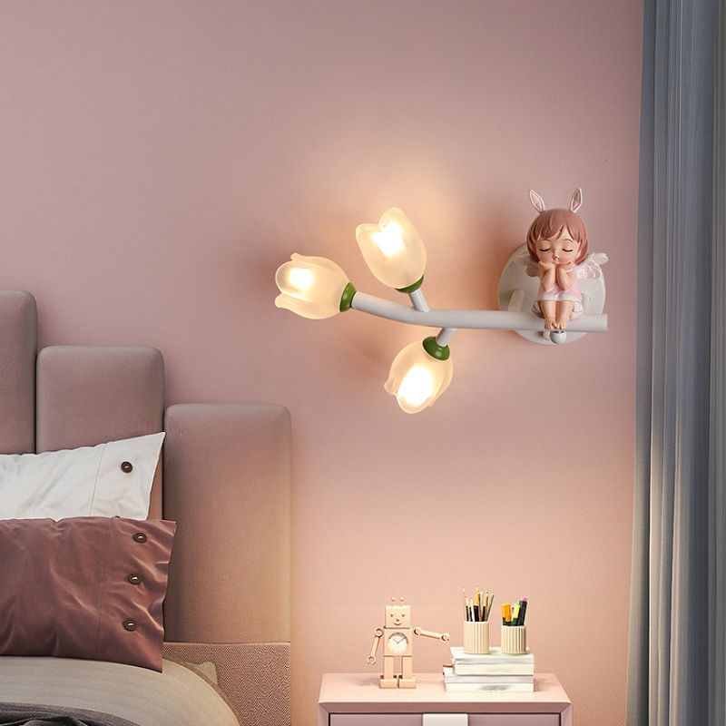 Modern Style Wall Light Fixture Colorful Wall Light Sconce for Bedroom