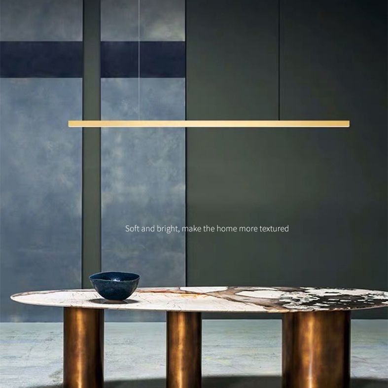 Modern Simplicity Round Chandelier Lamp Aluminum Hanging Pendant Lights for Restaurant