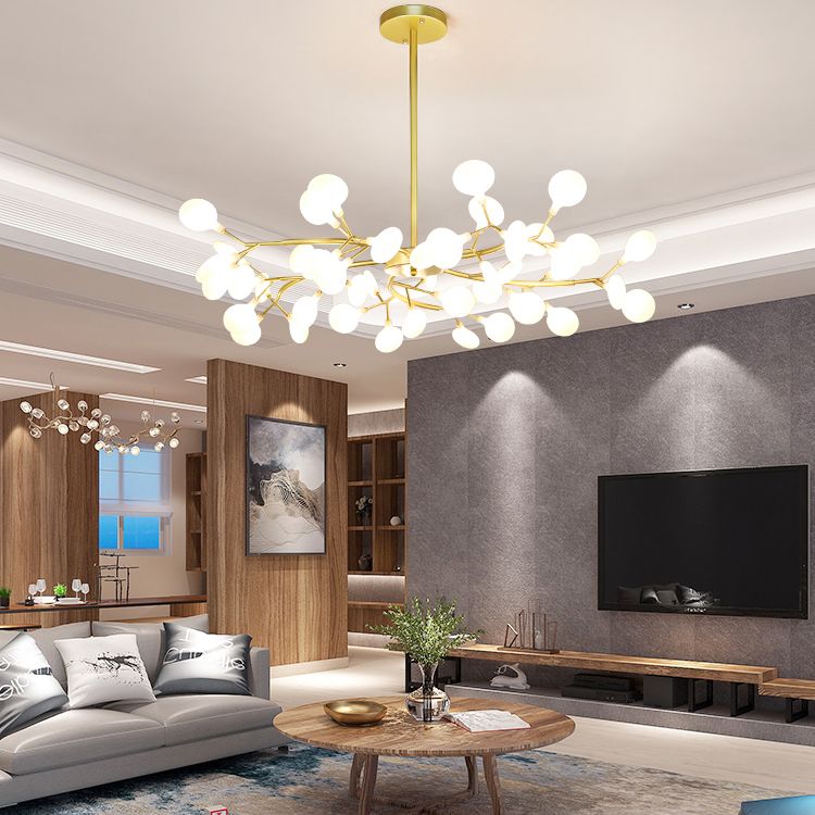 Foglie Lampada lampada lampada da design moderno illuminazione a sospensione acrilica per il ristorante