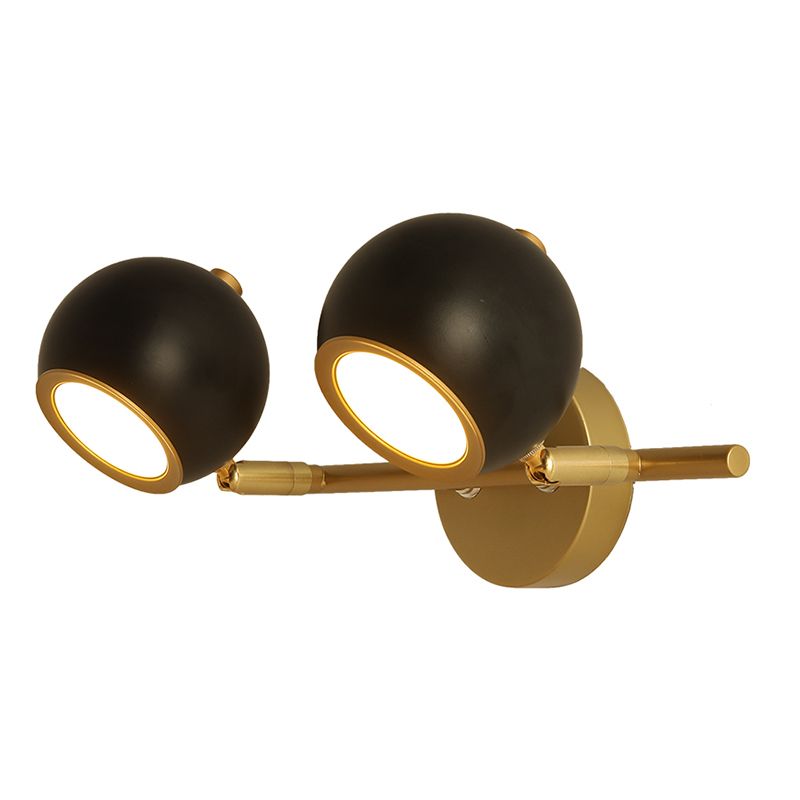 Globe Vanity Wall Sconce Nordic Minimalist Style Metal Vanity Lampe