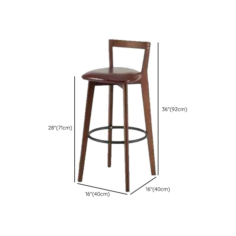 Contemporary Round Bar Set 1/3 Pieces Wooden Pub Table Set for Home