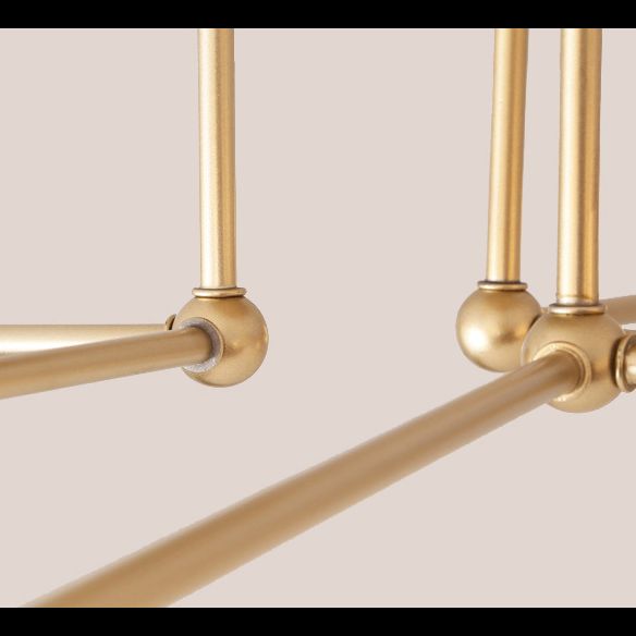 Illuminazione moderna del soffitto in metallo retrò sputnik semifullo illuminazione per soggiorno per soggiorno