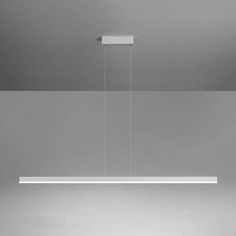 Lámpara moderna de lámpara lineal iluminación lineal lámpara de araña moderna en negro