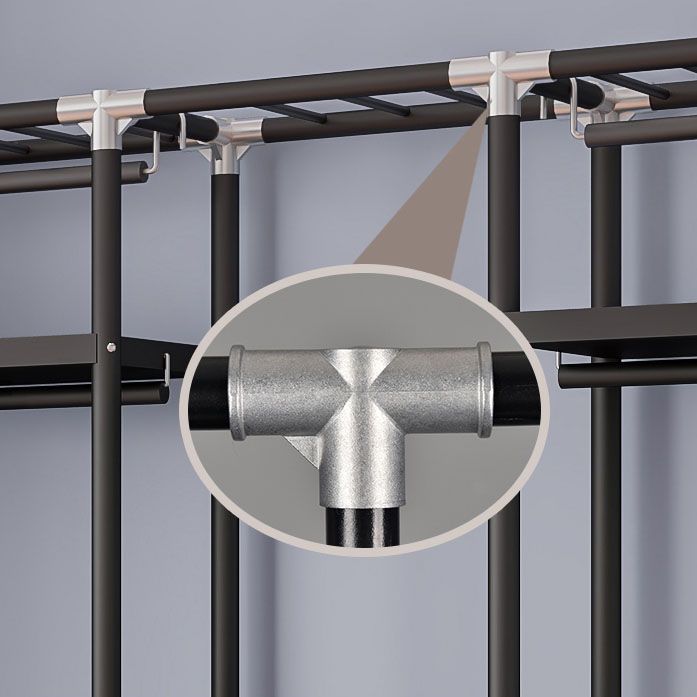 Contemporary Style Wardrobe 1 Door Steel Wardrobe Closet for Home