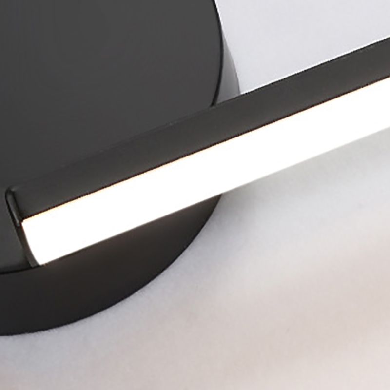 1-Light LED Wall Mount Light Simple Wall Sconce Light with Acrylic Shade for Bedroom