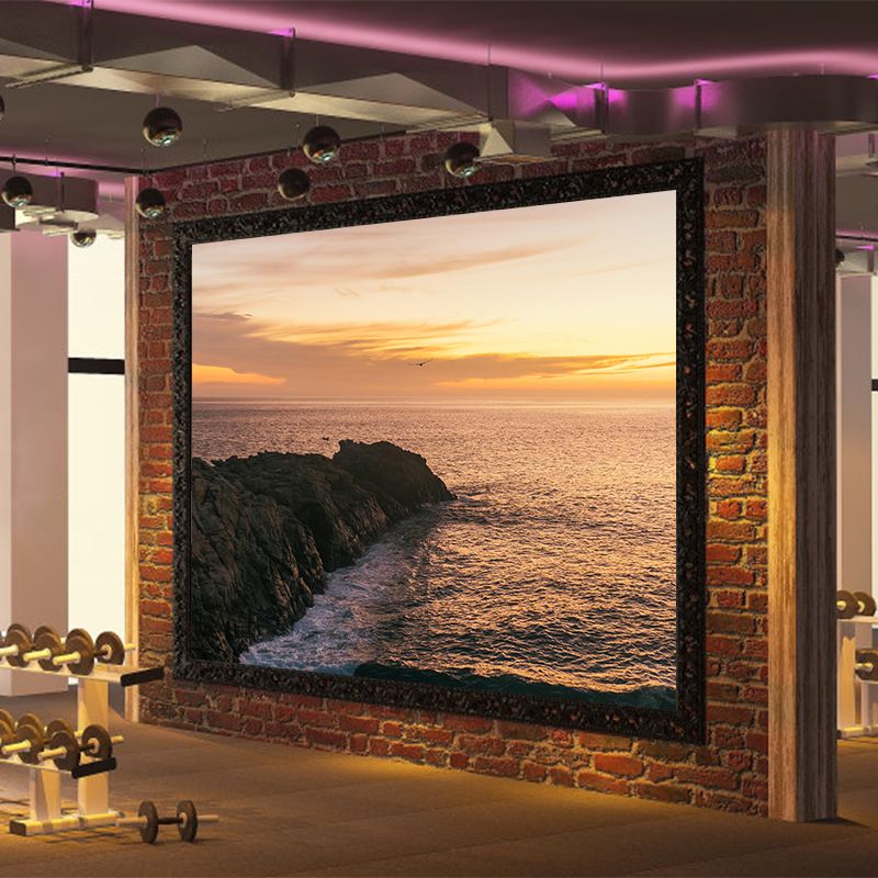 Sea of Twilight Mural Wallpaper Contemporary Wall Covering Bathroom Floor Murals