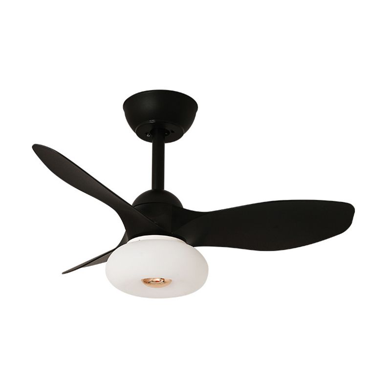 Fan Shape Metal Ceiling Fans Modern Style 1-Light Ceiling Fan Fixtures