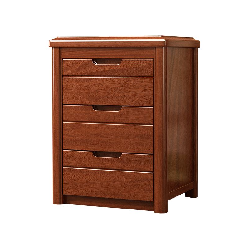 15.6 Inch Width Storage Chest Modern Solid Wood Dresser with 3/4/5 Drawers