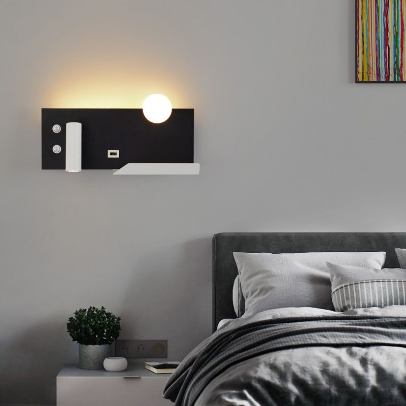 Geometry Shape Metal Wall Lighting Ideas Modern Style Wall Mounted Lighting