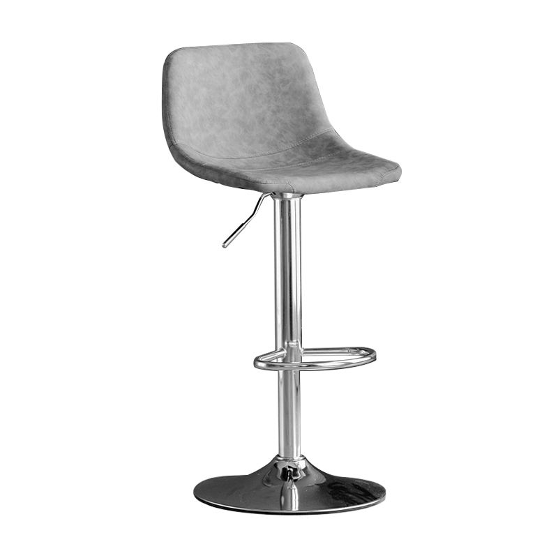 Rotation and Lifting Barstool Industrial Style Leather Seats Bar Stool for Bar Counter