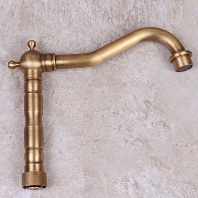 Vintage Tub Faucet Two Cross Handle Faucet Full Copper Wall Mounted Faucet