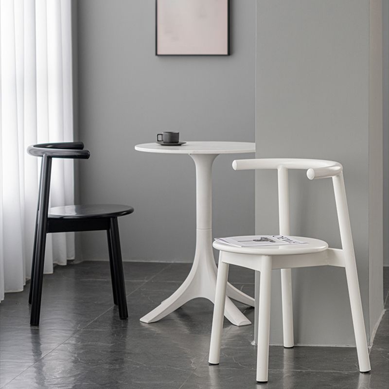 Sillas contemporáneas que cenan las sillas laterales abiertas sin brazos con las piernas del metal para la cocina