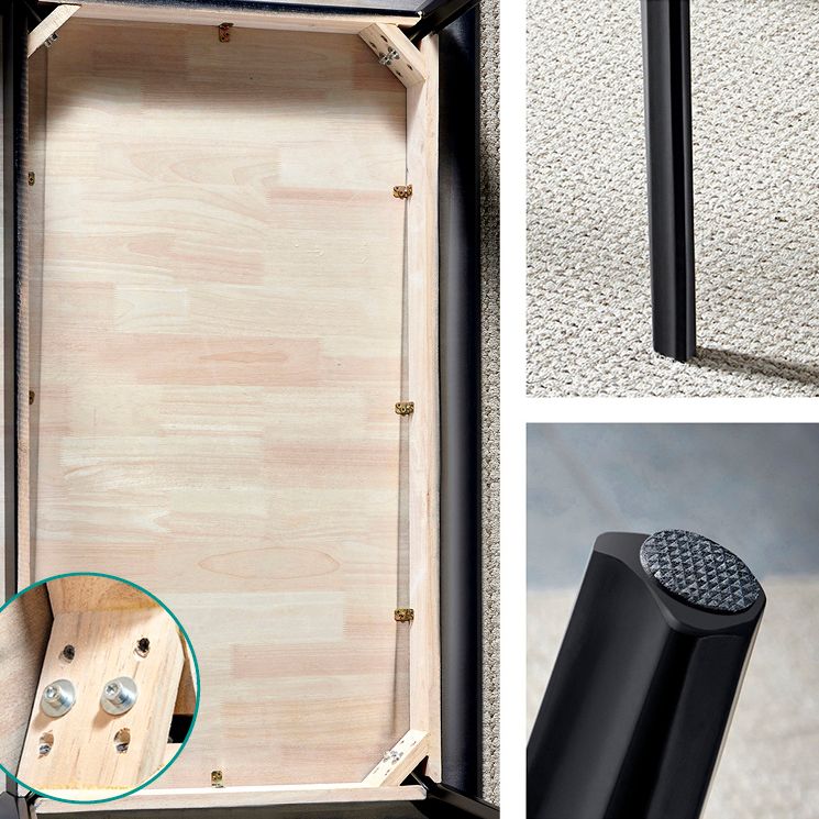 Fixed Sintered Stone Top Kitchen Table Set with 4 Legs Base Dining Furniture for Home