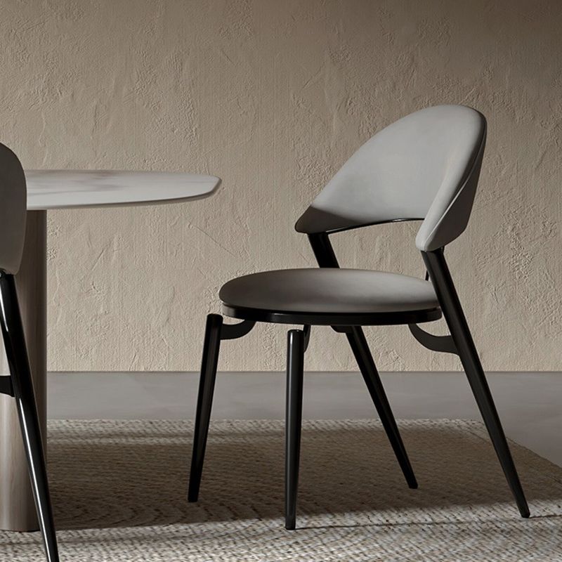 Industrial Side Chair Open Back Dining Room Chair for Dining Room