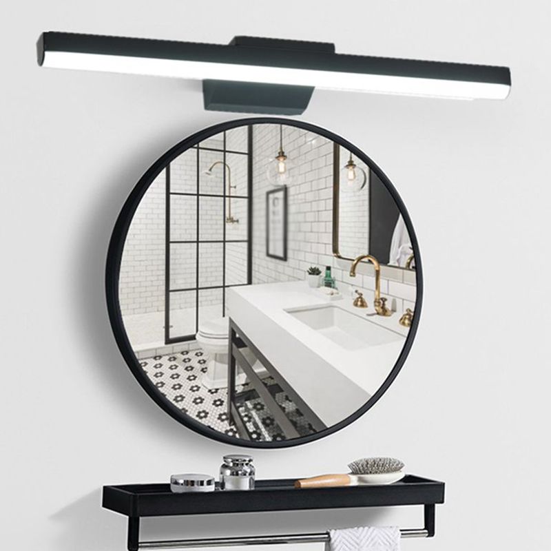 Lumières murales de vanité linéaire de style moderne Métal 1 Lights Mirror Vanity Lights