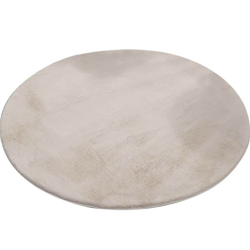 Tapis moderne gris en Polyester de couleur unie, résistant aux taches, pour la décoration de la maison