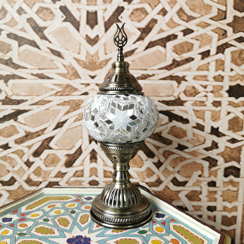 Mosaïque Verre Sphérique Sphérique LAMPE TURC STYLE TURKISH 1 LIGHT LET