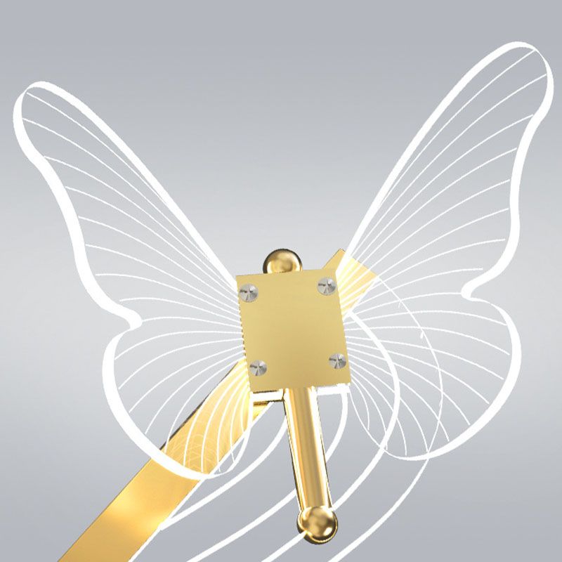 Postmoderne LED -Island -Lampen -Acryl -Schmetterlingsaufhängung Licht für Esszimmer