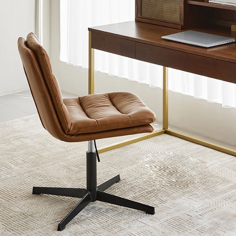 Armless Office Chair No Wheels Conference Chair for Living Room Home