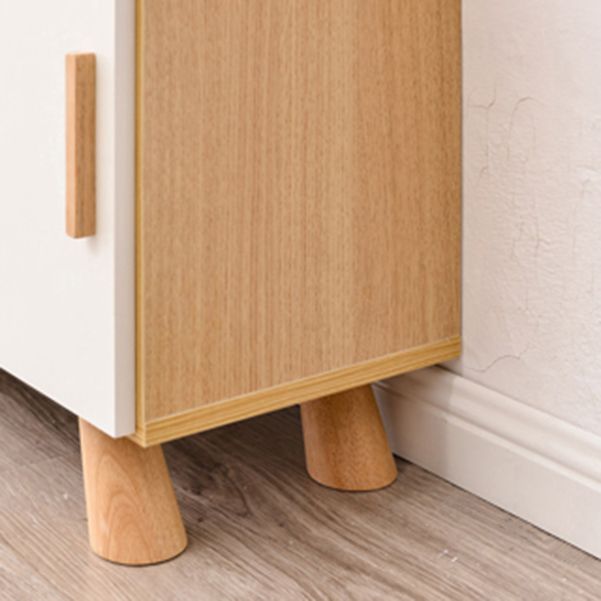 Engineered Wood Shelf Bookcase Contemporary Bookshelf for Study Room