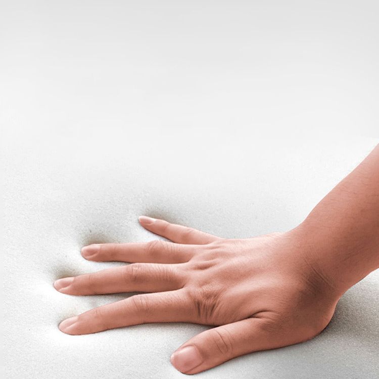 Contemporary Sloped Arm Chair Matte Finish Leather Curved Parsons Chair