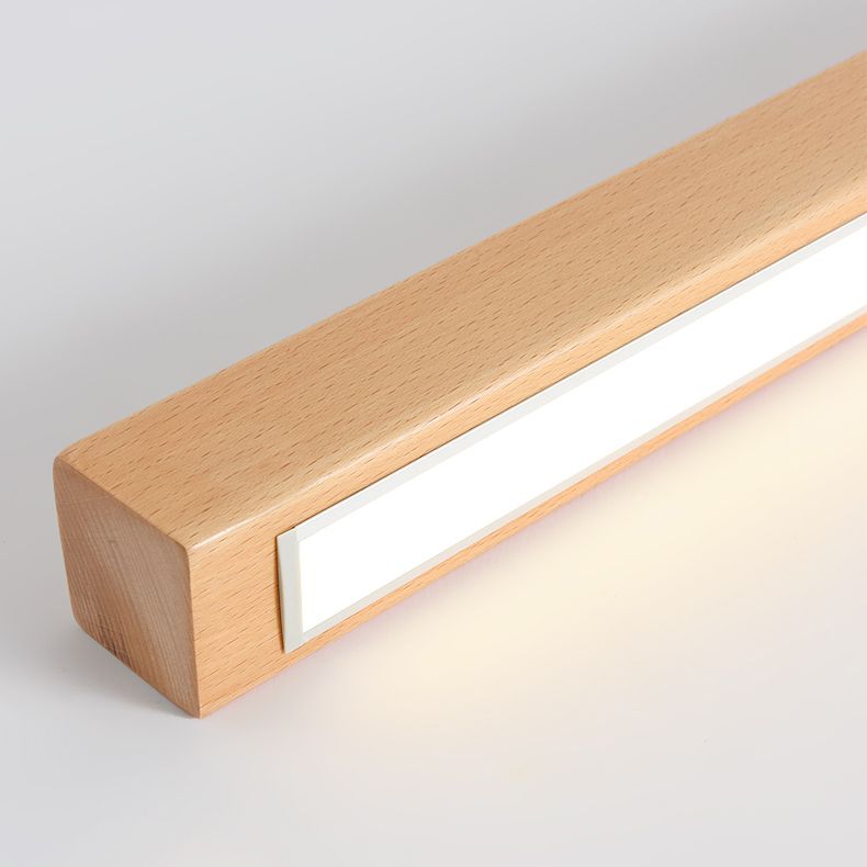 Lampe montée en Surface linéaire plafonnier LED en acrylique nordique pour salon