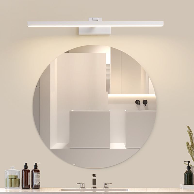 Metal Armed Led Vanity Light Fixtures Modern Style 1-Light Flush Mount Wall Sconce