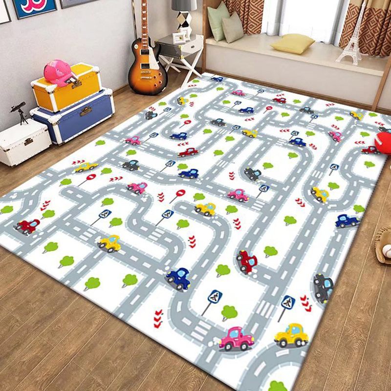 Alfombra del juego alfombra moderna alfombra de poliéster lavable alfombra interior para la decoración del hogar