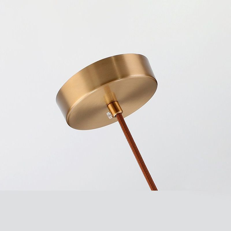 1 lichte bol lichtkit retro industrieel glas hangend licht met hangend snoer voor restaurant
