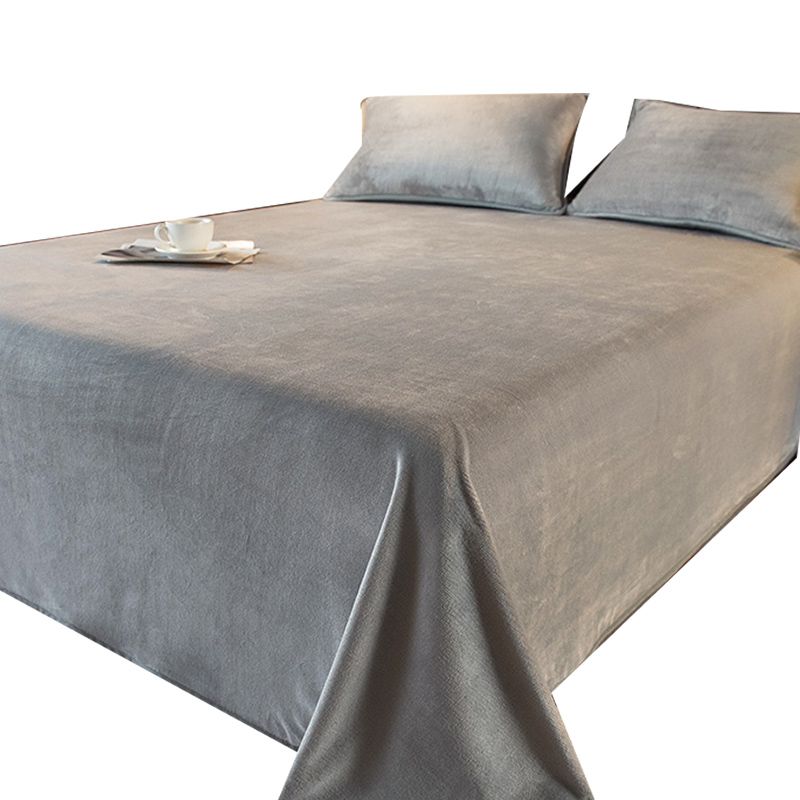 Non-Pilling Sheet Breathable Fade Resistant Flannel Bed Sheet Set