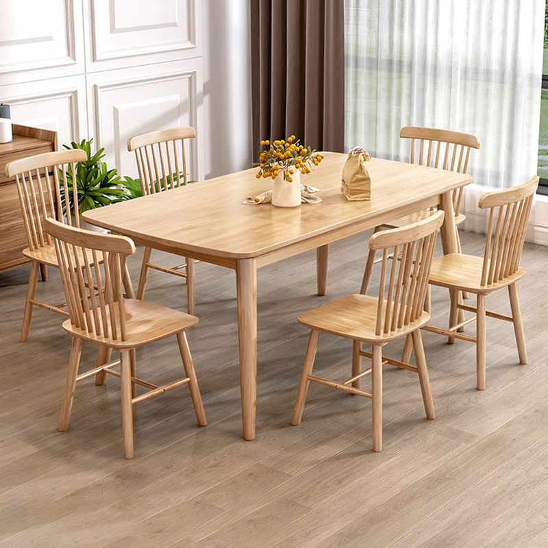 Contemporary Solid Wood Side Chair Metallic Finish Indoor-Outdoor Windsor Chair