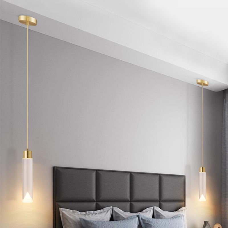 K9 Crystal Cylindric Pendant Lighting Simplicity Finis Finis Finis Plafond