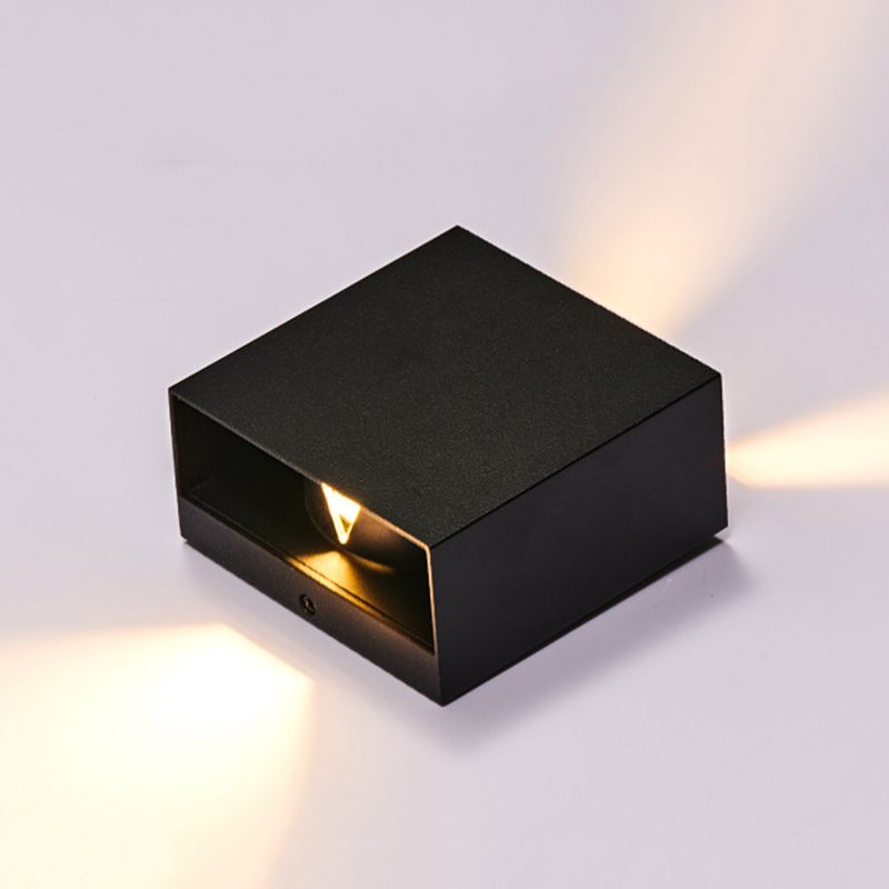 Moderno stile minimalista su e giù per la parete in metallo a parete a LED per parete esterna