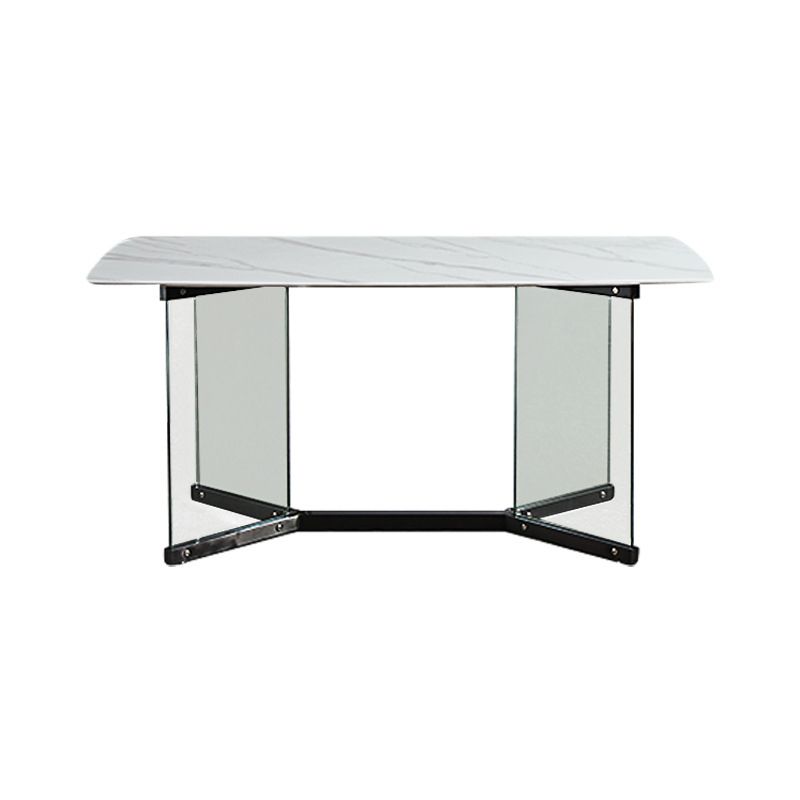 Designer Style Sintered Stone Dining Set Rectangle 1/2/5/7 Pieces Dining Room Table Set