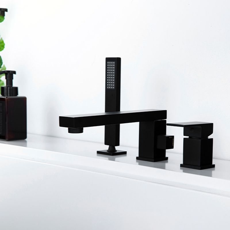 Contemporary Bath Faucet Trim Brass Low Arc Bath Faucet Trim