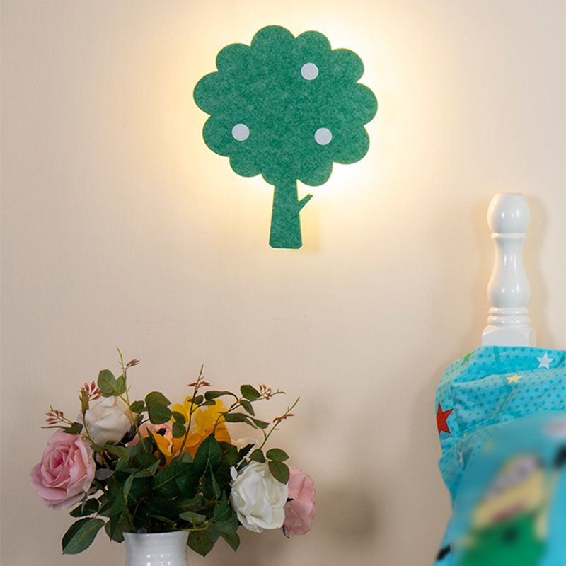 Luz de pared de forma única de estilo moderno poliéster 1 luces de montaje de pared de 1 luces