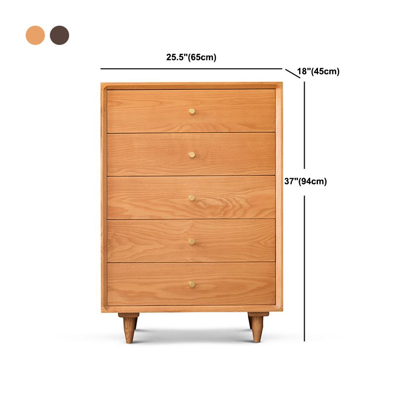 Modern Rectangle Cabinet Knobs Wood Side Cabinet with Drawer