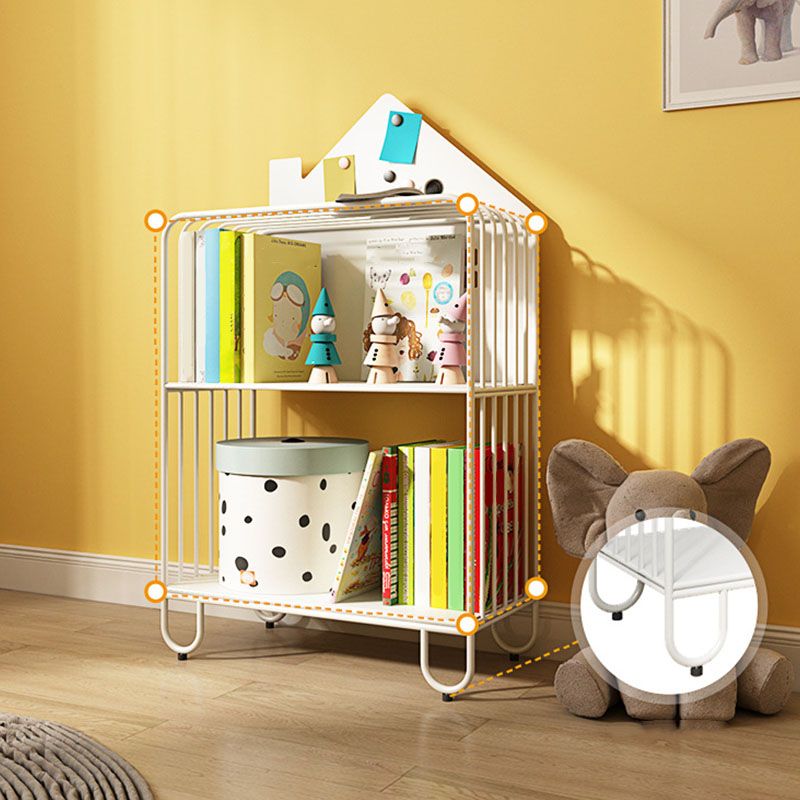 Modern Metal Bookshelf Standard Open Shelf Bookcase Shelves Included