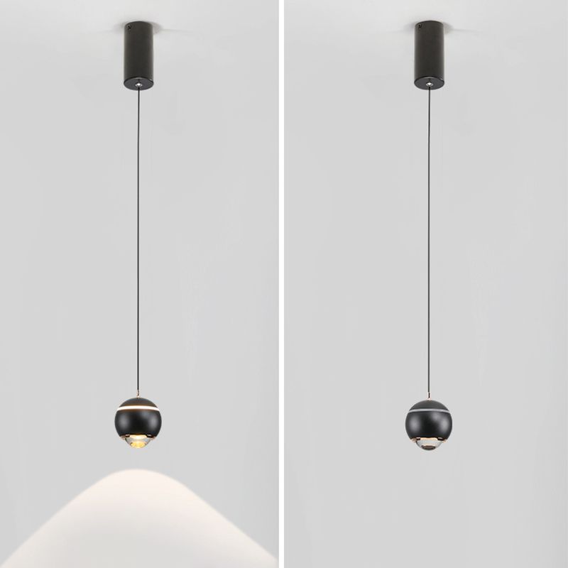 Nordic Globe Form Pendellicht Leichtes Aluminium LED Hanging Anhänger für Wohnzimmer