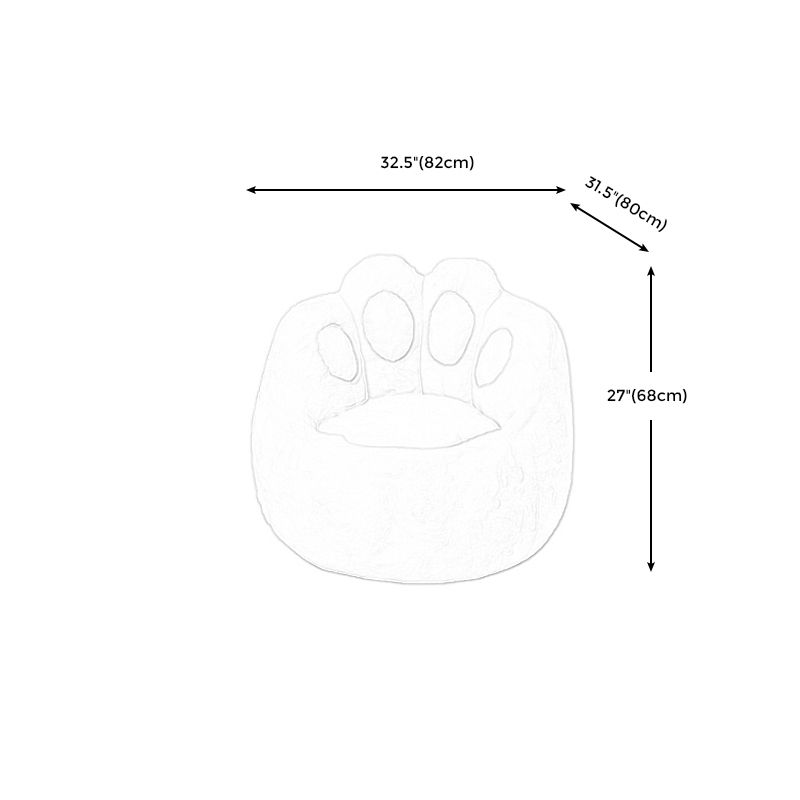 Velvet Barrel Chair 32.28" L x 31.49" W x 26.77" H Barrel Accent Chair for Living Room